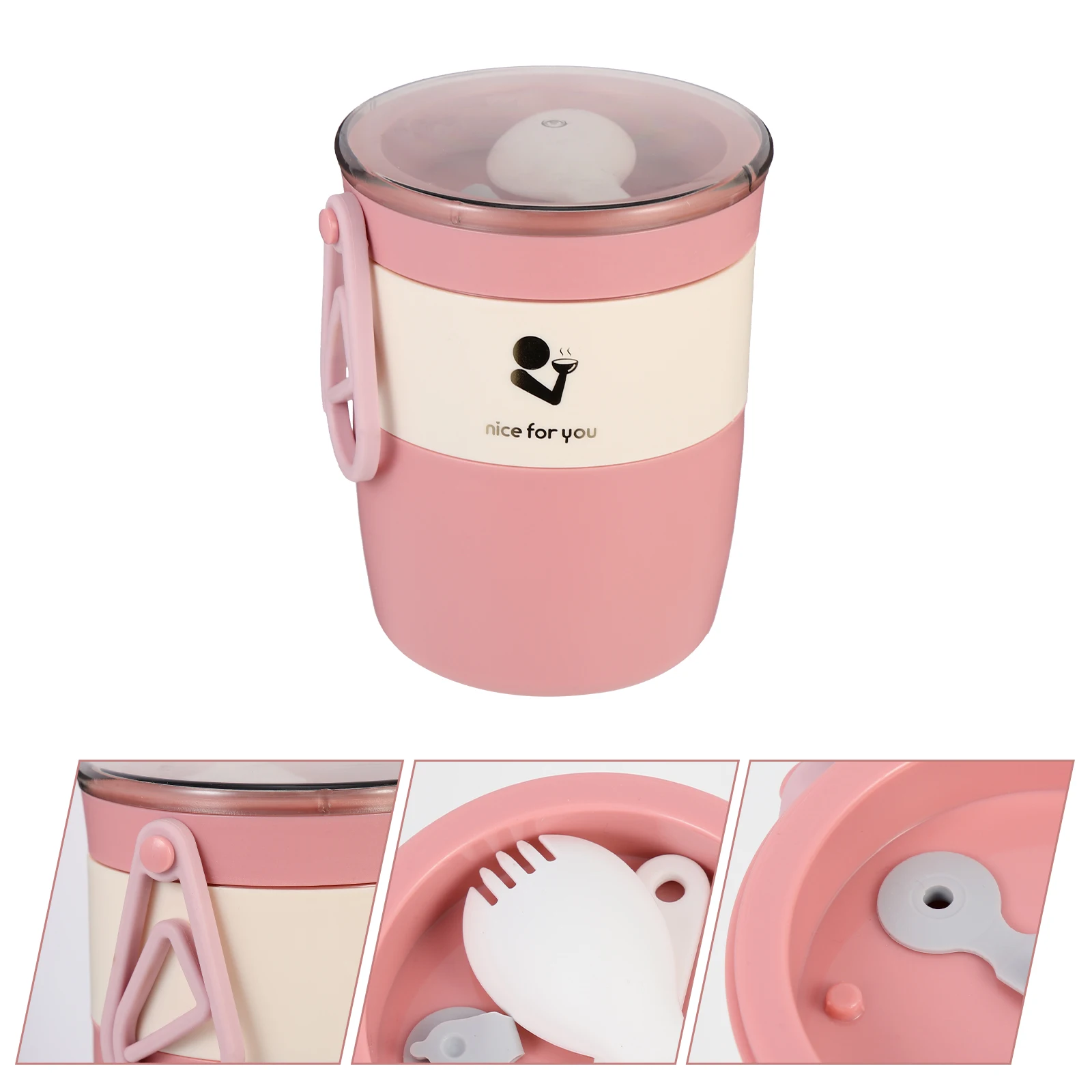 

Thermal Lunch Box Insulation Breakfast Cup Insulated Soup Portable Overnight Oats Container Containers for Hot Food Cereal
