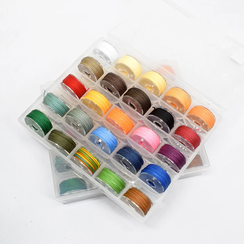 25 Colours Round Wax Thread Sewing Thread 0.45mm/0.55mm/0.65mm Necklace Pendant Thread Polyester Hand Knitting Jewellery Thread