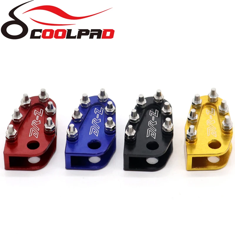 Motorcycle CNC Rear Brake Pedal Step Plate Cleats For Suzuki DRZ400 DRZ400E DRZ400S DRZ400SM DRZ 400 400S 400SM