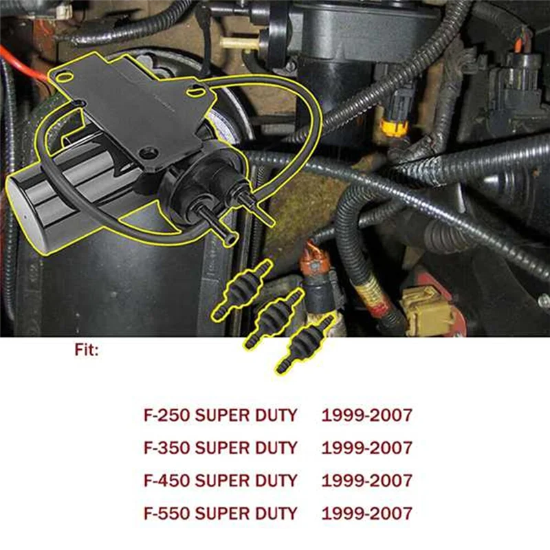 

QB-Diesel Electric Vacuum Pump 6C3Z2A451A For Ford E-350 Dodge 53032373AA 53032373AB 53032373AC 4C3Z2A451BA