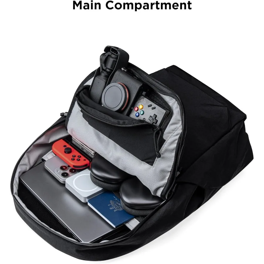 حقيبة ظهر ALPAKA Bravo سعة 23 لترًا - حقيبة ظهر للكمبيوتر المحمول تناسب أجهزة الكمبيوتر مقاس 16 بوصة وحاملات زجاجات المياه مبطنة بالصوف لحماية الأعمال #5