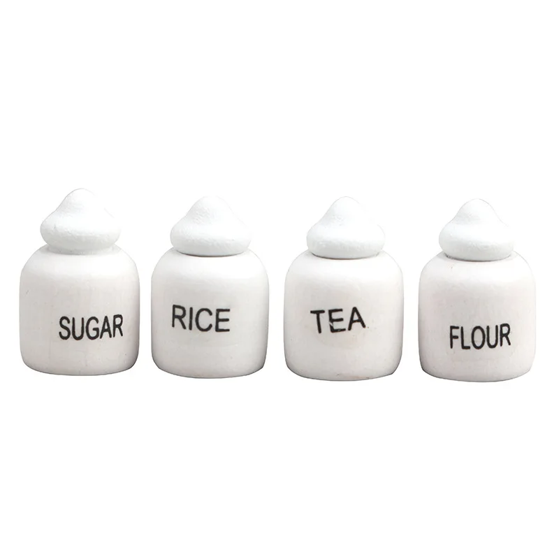 5picecs 1:12 مقياس دمية مصغرة الجرار الخشبية مجموعة-لطيف التظاهر اللعب ملحقات لعبة ديكور أثاث بيت الدمى