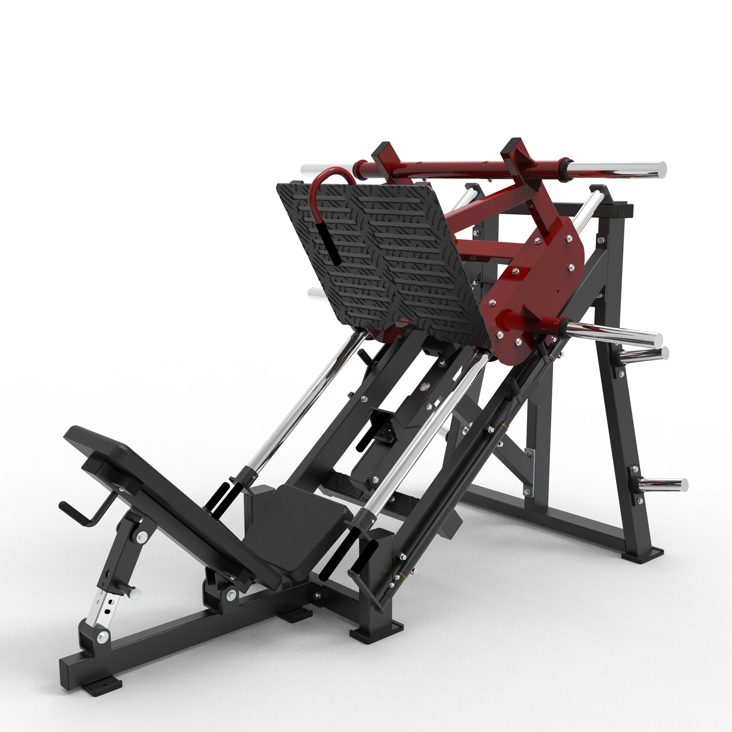 

Commercial Use 1.6T 100kg Linear Leg Press Gym Equipment Large Steel Loader with Adjustable Height Black Color