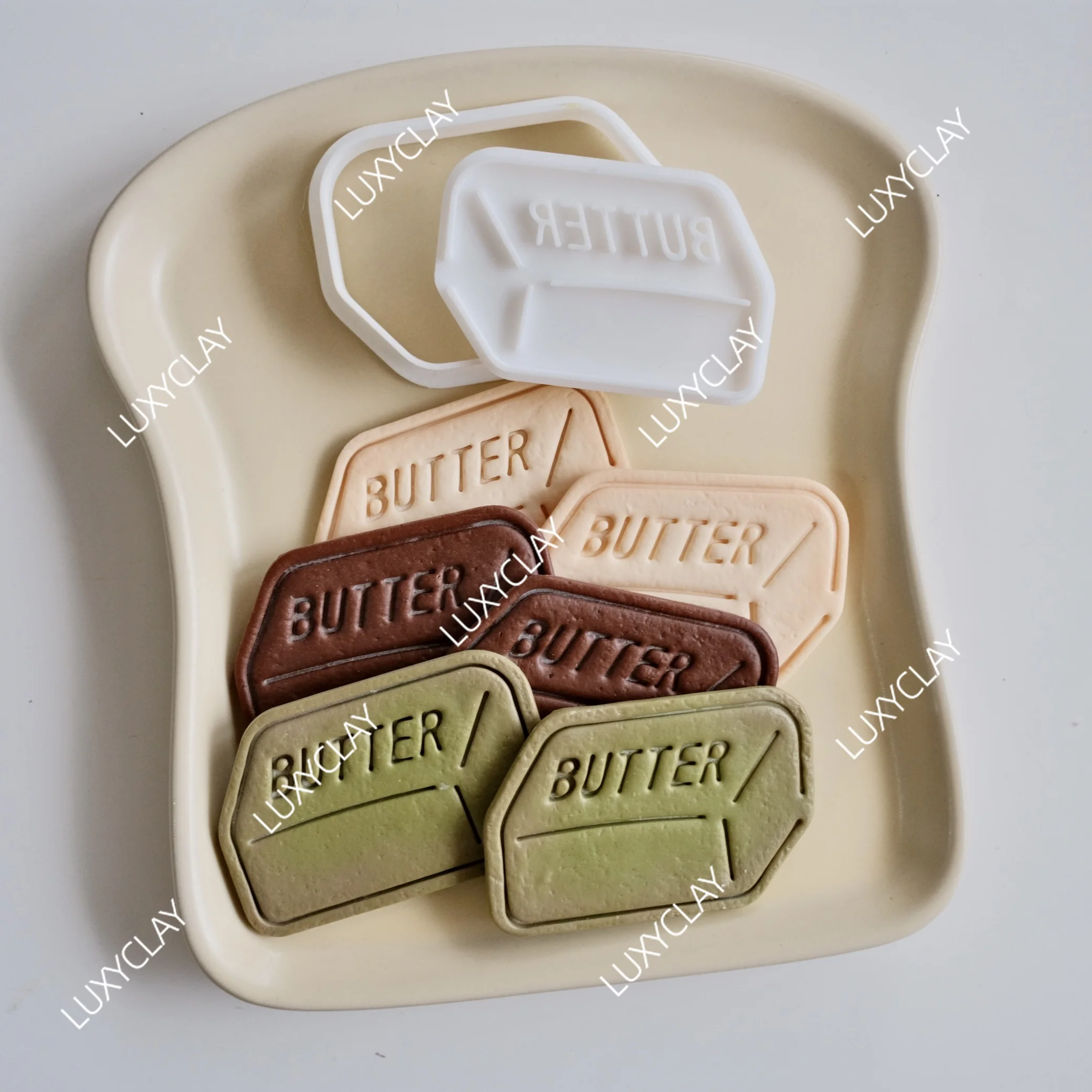 DIY Butter Square Brick Shape Biscuit Mold Baking Cute Cookie Cutter Set Birthday Gift Party Biscuit Accessories Cake Decorating
