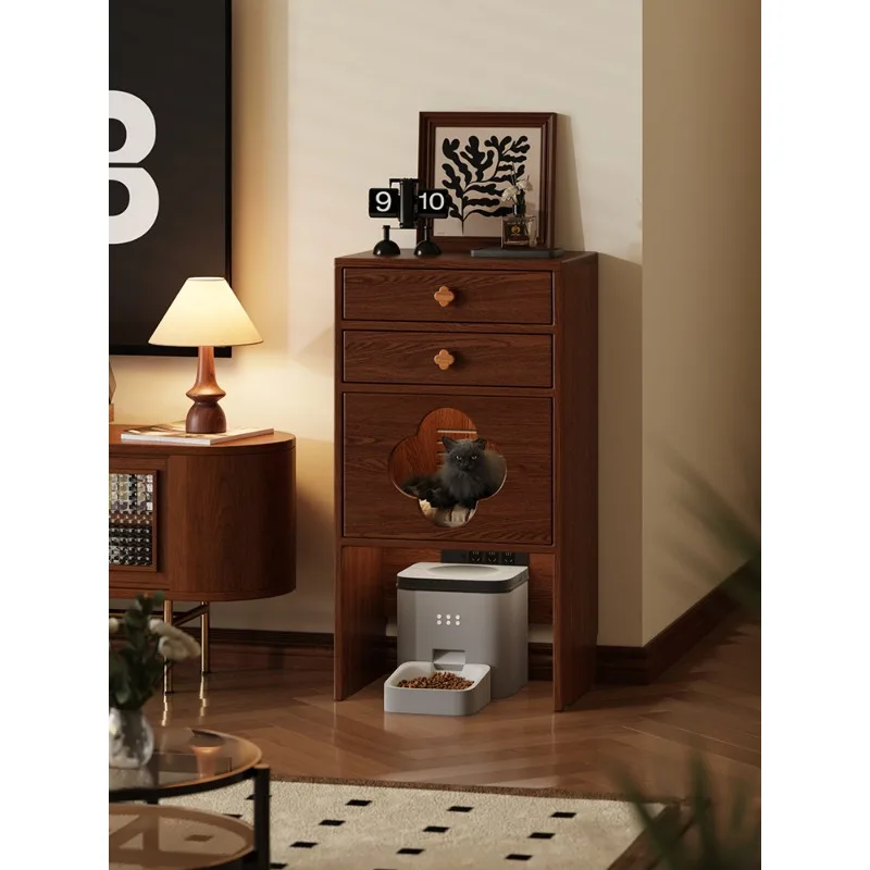 

Pet household storage locker, living room sofa side, small apartment dust cabinet