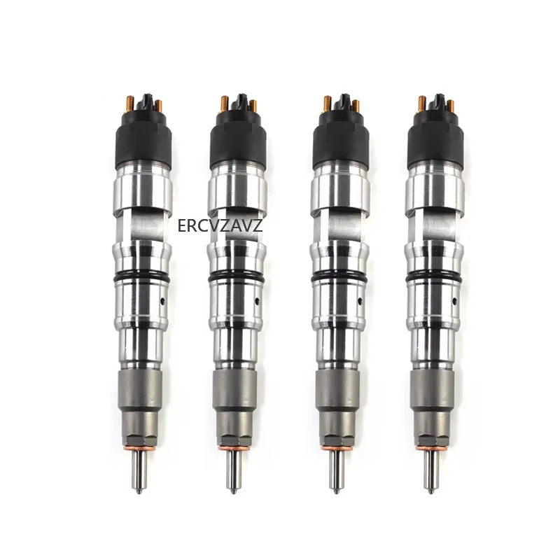 4pc Diesel Fuel Injectors kit 0445120231 3976372 4945967 5263262 For Bosch Cummins Komatsu PC200-8 PC220-8 PC210-8 QSB6.7 Engine