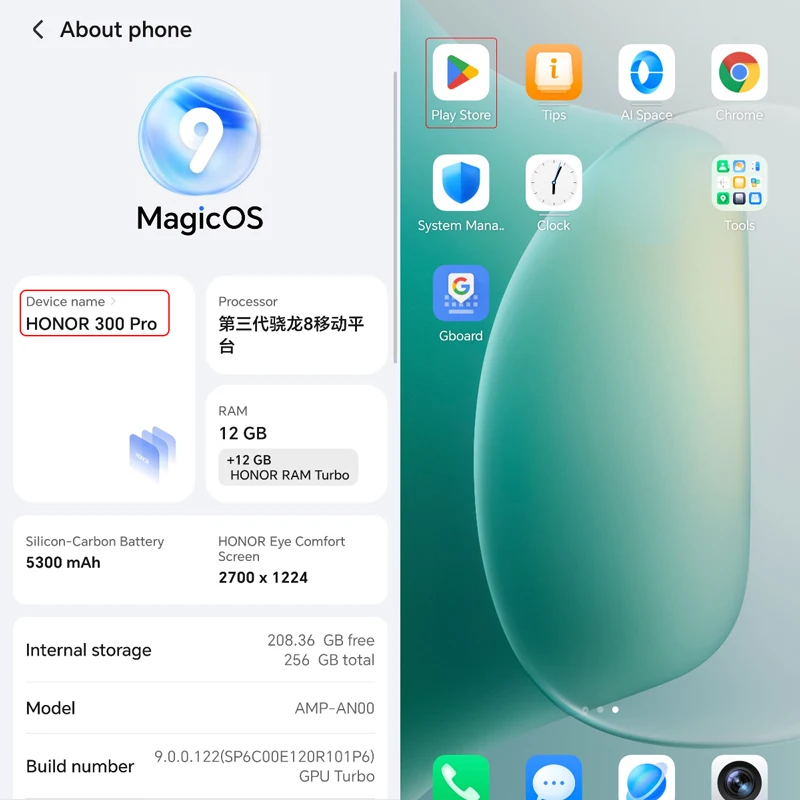 ใหม่ Honor 300 Pro โทรศัพท์มือถือ Snapdragon 8 Gen 3 50.0MP กล้อง 6.78 "AMOLED 120HZ Android 15.0 OTA 100W ชาร์จ 5300mAh แบตเตอรี่