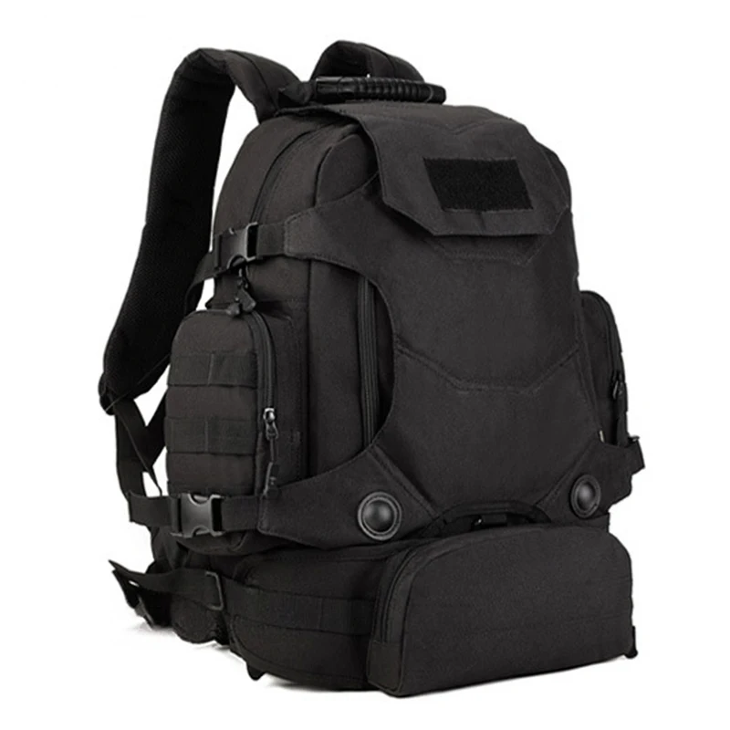 40L Tactical Backpack 3-in-1 Nylon Waterproof Detachable Waist Bag Outdoor Hiking Camping