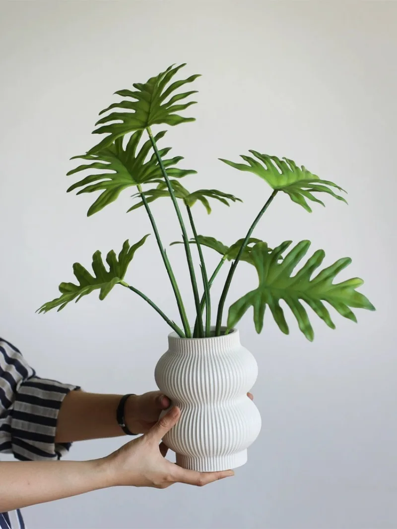 写真アクセサリー,緑の葉,シミュレーション,家の装飾