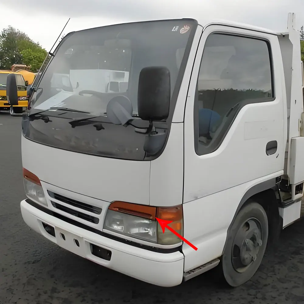 Sopracciglia faro auto per Isuzu ELF 8-97855010-2 8-97855009-2 camion NHR NKR NPR dal 1991 al 199