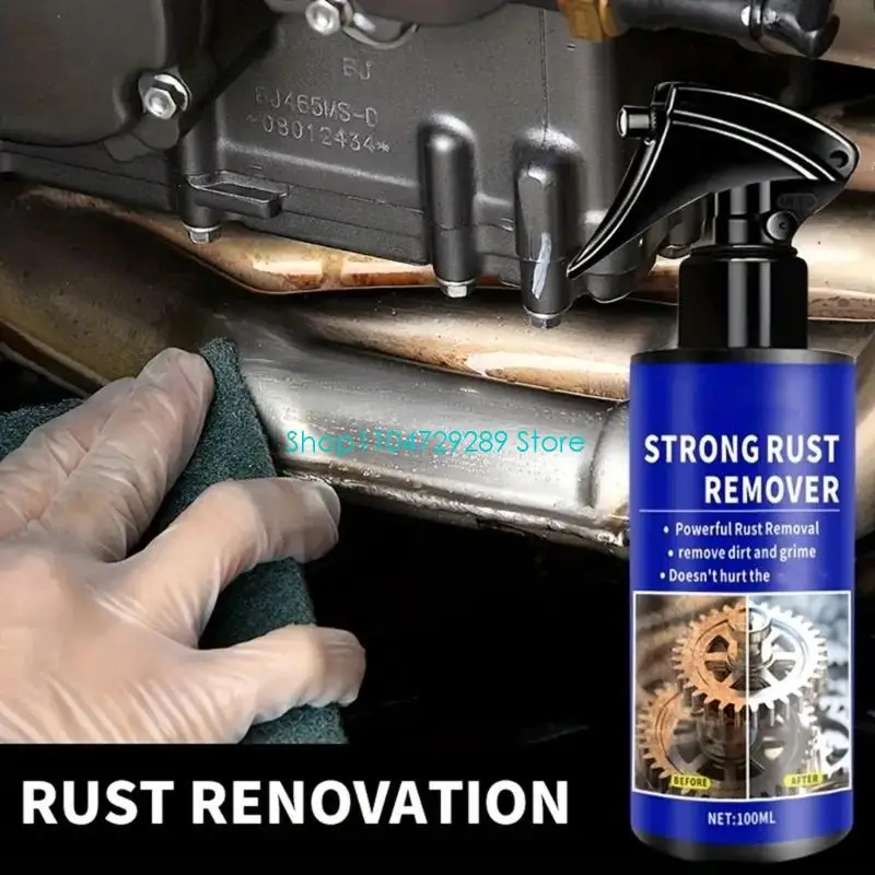 D8KE Car Rust Remover Sprayer Metal Paint Cleaner Rust Remover Sprayer Car Maintenance Iron Powder Cleaning