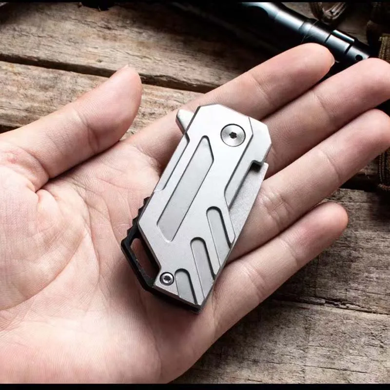 Nieuwe Rvs D2 Vouwen Draagbare Tactische Multipurposegift Mes Camping Mini Militaire