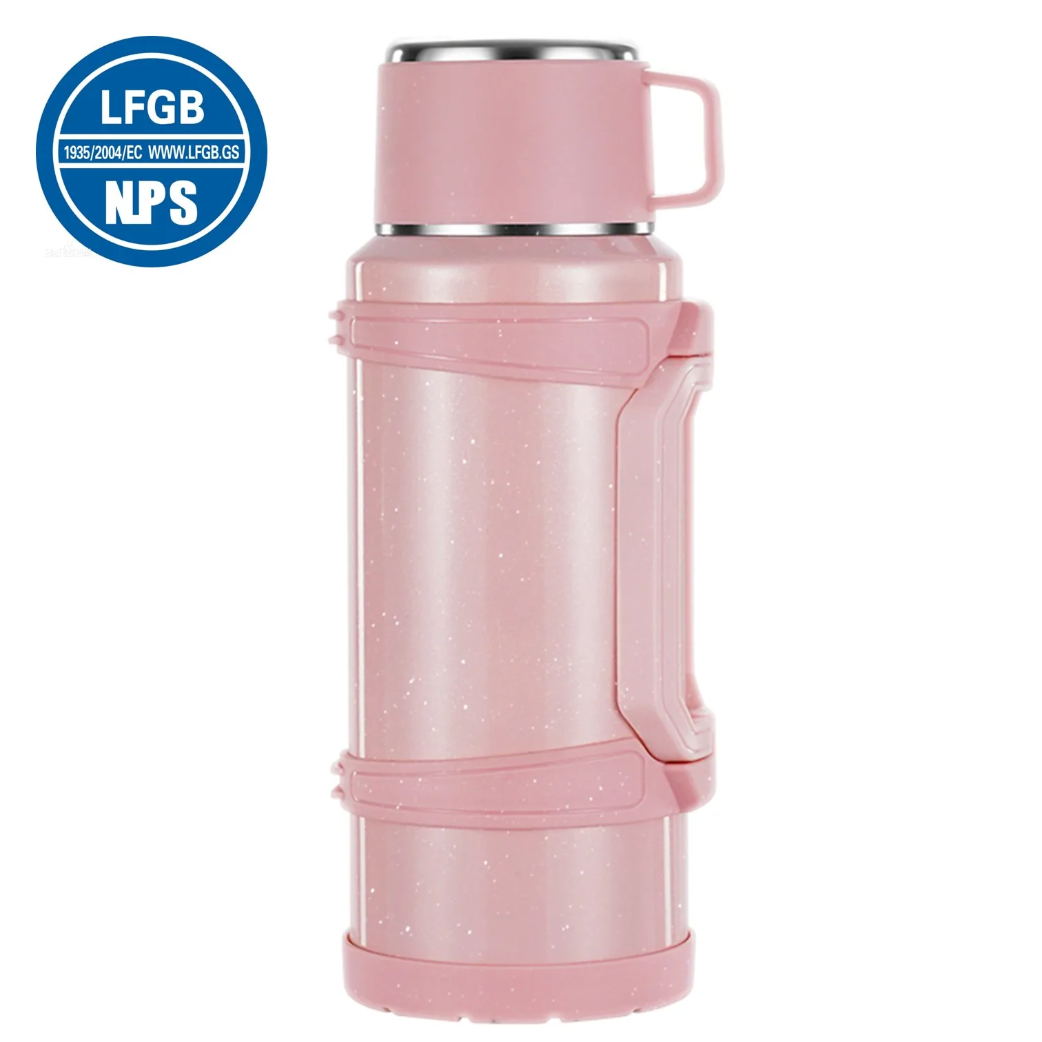 LFGB Certificated 1.8L 316L Stainless Steel Thermos 99.9% Anti-bacterial 48h Heat Insulating Vacuum Flask Outdoor Water Bottle