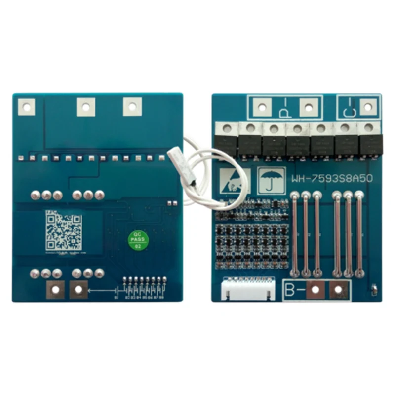 8S 50A Li-ion 29.6V 18650 DIY Large Current BMS PCM  Battery Protection Board For 8 Cell-Pack