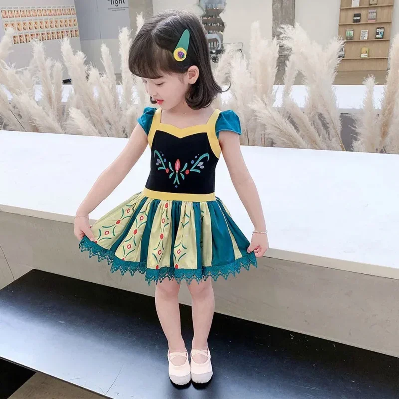 Kostium dziecięcy Jasmine Królewna Śnieżka Mała dziewczynka Letni balet Dziecko Aurora Anna Halloween Fancy Vestidos Performance Dress 3-10 Yea /