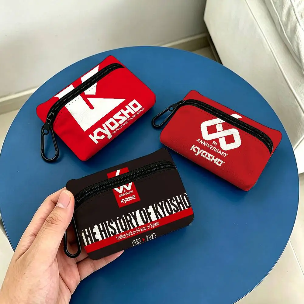 Model Brand K-Kyosho Oxford Cloth Zipper Wallet Multifunctional Hanging Coin Bag For Credit Cards Keys Coins Earbuds