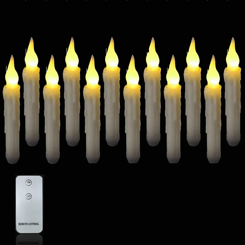 

Candle Light Electronic Candle Light 2 Buttons Remote Control Long Pole Electronic Simulation Candle Lights