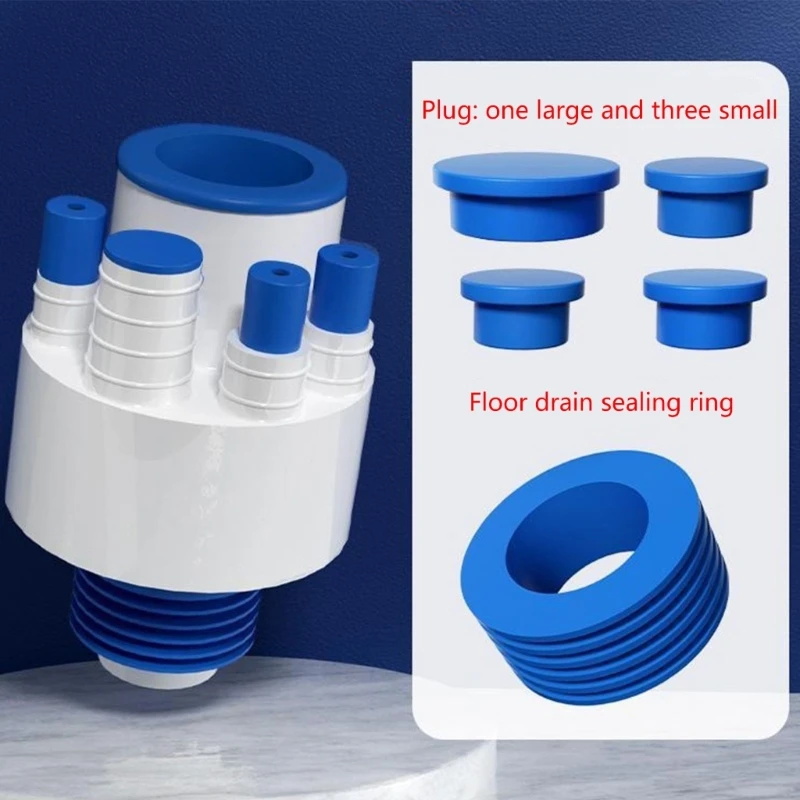 Bathroom Kitchen Floor Drain Anti-odor Floor Drain Three-in-One Drain Under The Water Pipe Shower Backflow Preventer