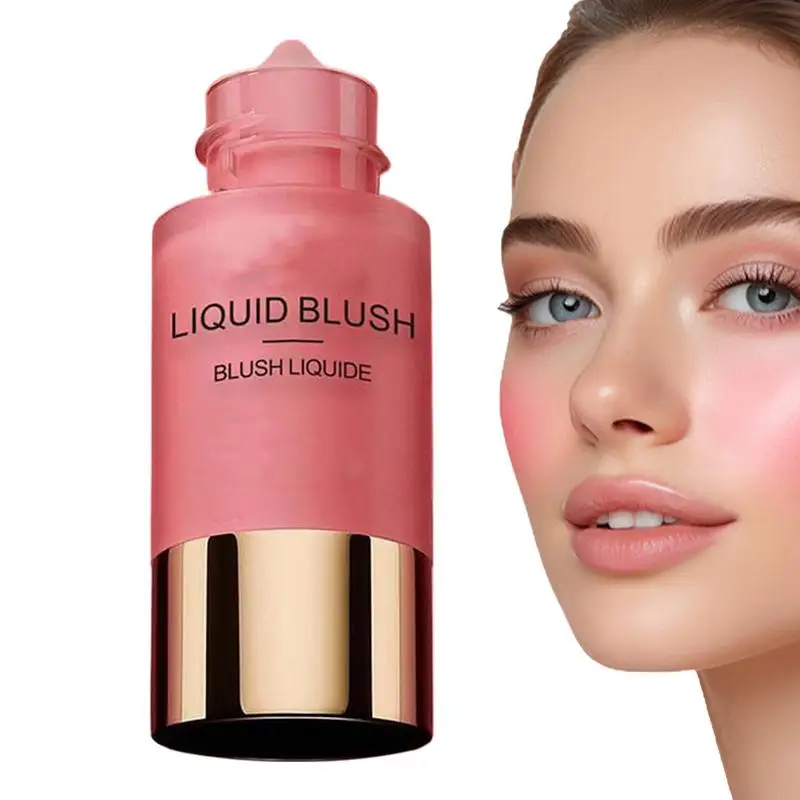 Liquid Blush Eyeshadow Contouring Moisturizing Face Liquid Blush Lip Cheek Blusher Blush Rouge Stick Silky Face Blush