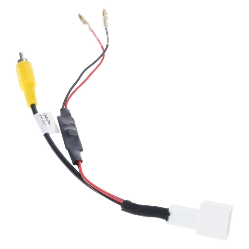 A70F 4 Pin Car Reversing Rear View Camera Plug Adapter Cable Wiring Harness Connector