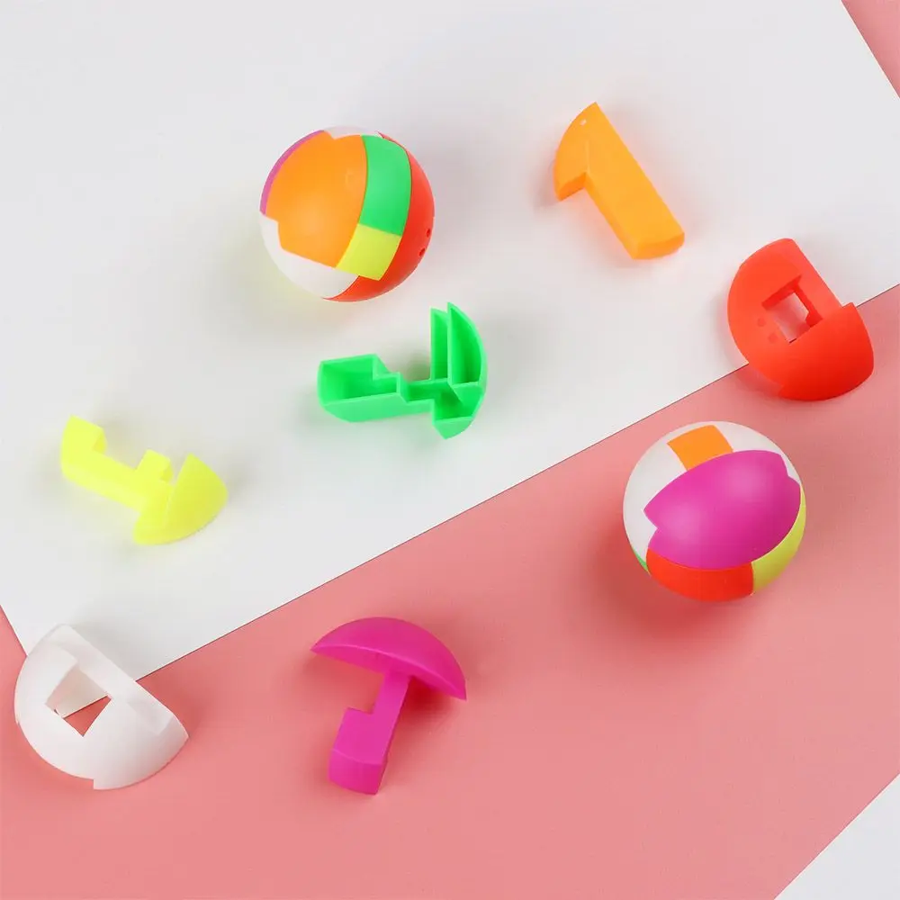 Jouet éducatif créatif en plastique, puzzle de boules à assembler, cadeau de nuits