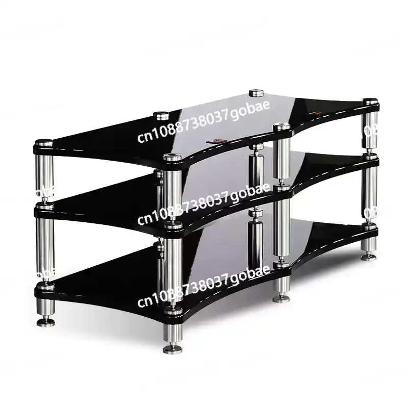 TV Cabinet Equipment Shelf Piano Paint Power Amplifier Stand Audio Speaker Cabinet Shock Absorber Nails Tripod Rack Courage view 6