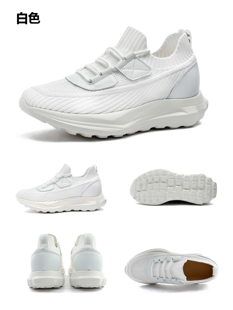 Herren-Sneaker mit Erhöhung, Freizeitschuhe mit 8 cm Höhengewinn, atmungsaktive 6 cm Erhöhungsschuhe für den Sommer – Detail 17