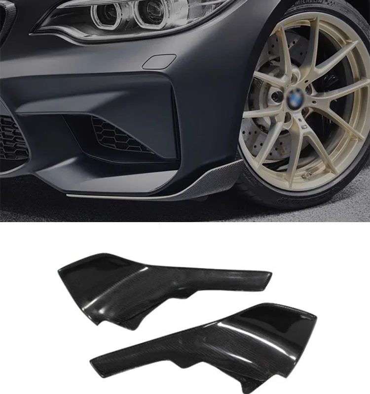 carbon fiber front bumper corner Head shovel is suitable for F87 BMW M2/M2C.