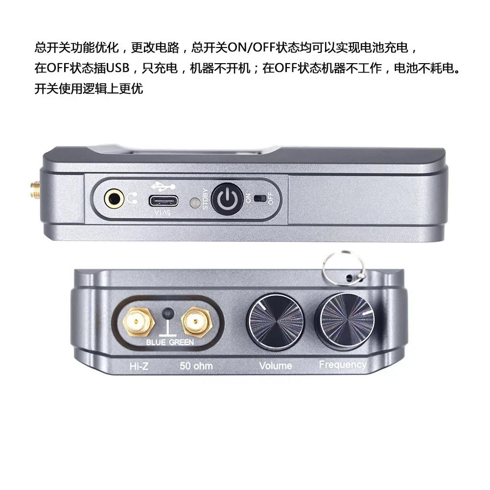 Ulepszony odbiornik radiowy DSP2 SDR Malachite drugiej generacji z 2026 roku, 10 kHz-380 MHz, 404 MHz-2 GHz, radio stereo, bateria 5000 mAh