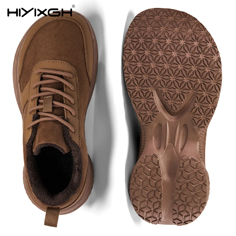 

New Designer Style Wide Toe Running Shoes for Men Women Plush Warm Winter Boots Unisex Comfortable Outdoor Snow Work Boots