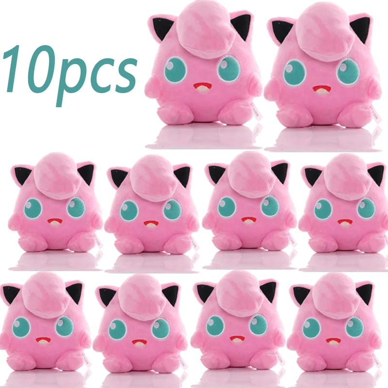 HOT 10pcs Peluche Pokemon Gengar Peluche 24cm Pokemon stuffed Toy Cute Cartoon Pikachu Plush Doll Soft Doll Child Birthday Gift@
