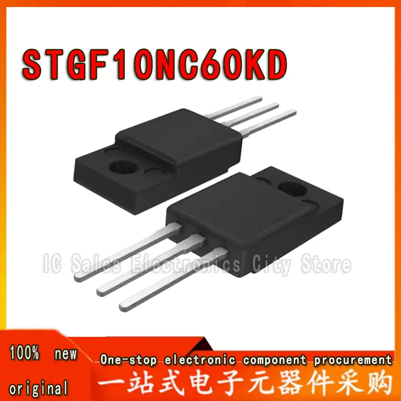 20pcs STGF10NC60KD GF10NC60KD 600V 6A TO-220F IC Best quality