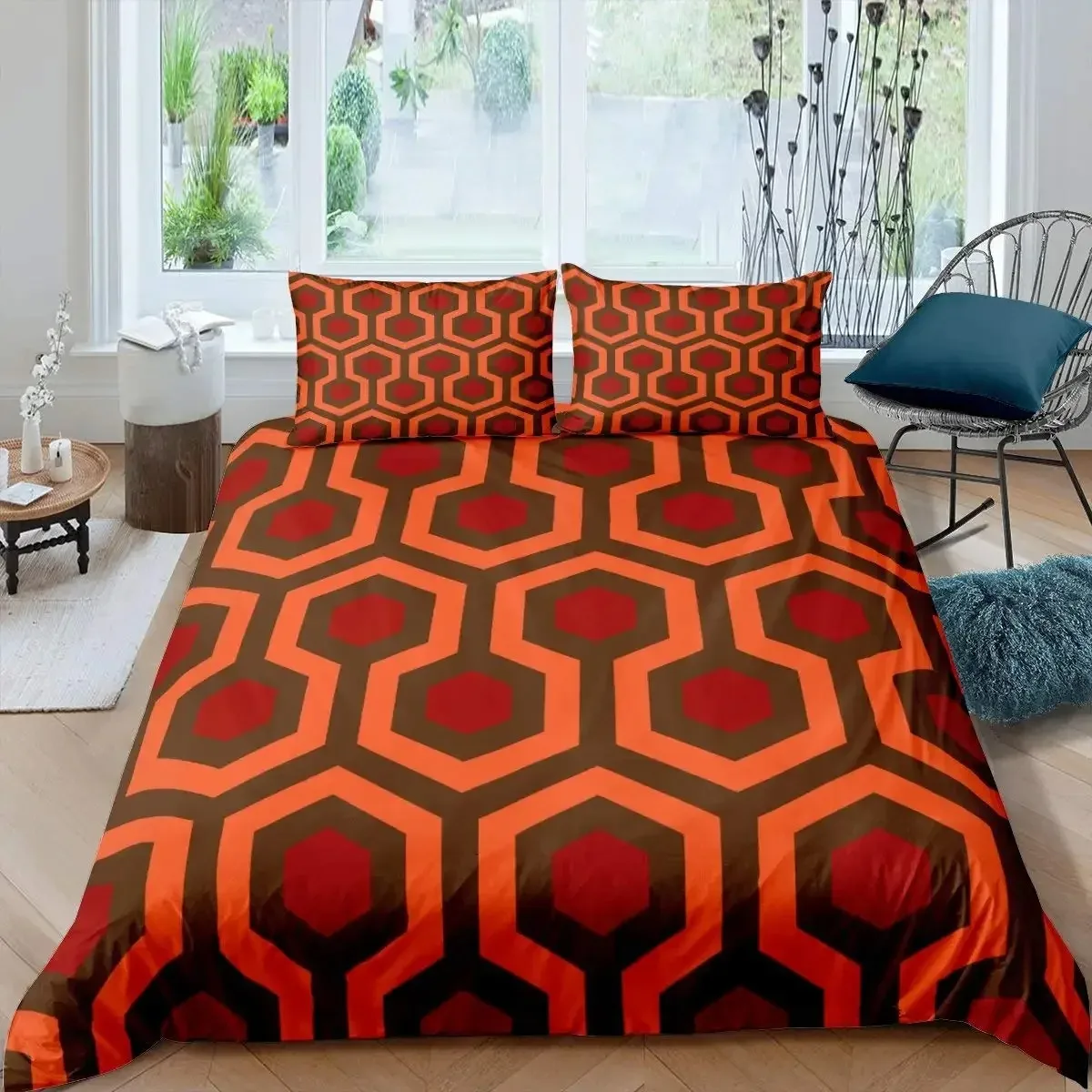 geometric-hexagon-duvet-cover-set-neon-honeycomb-bedding-soft-microfiber-bed-cover-pillowcase-modern-bedroom-decor