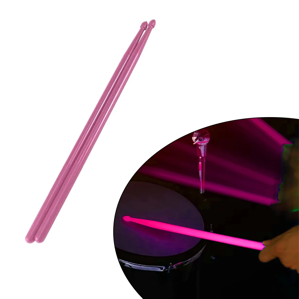 Stage Drumsticks Luminous Drumstick Live Shows Stage Performance Brightest Glow Exquisite Workmanship High-quality Nylon