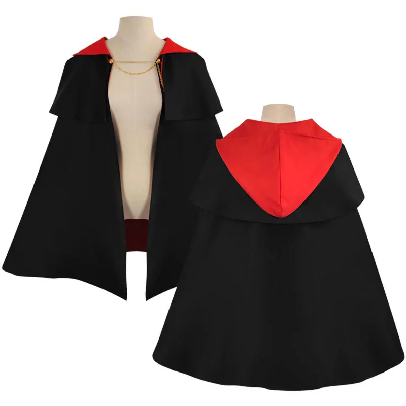 

Anya Forger Damian Desmond Cosplay Costumes Anime Spy X Family CloakBlack Cloak halloween party carnival Cape for aldult kid