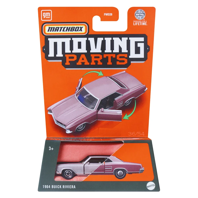 Mattel Matchbox Car Moving Parts Toys Boys 1/64 Diecast Mercedes Benz Sprinter Honda Buick Riviera Fir Truck Bizzarrini Model