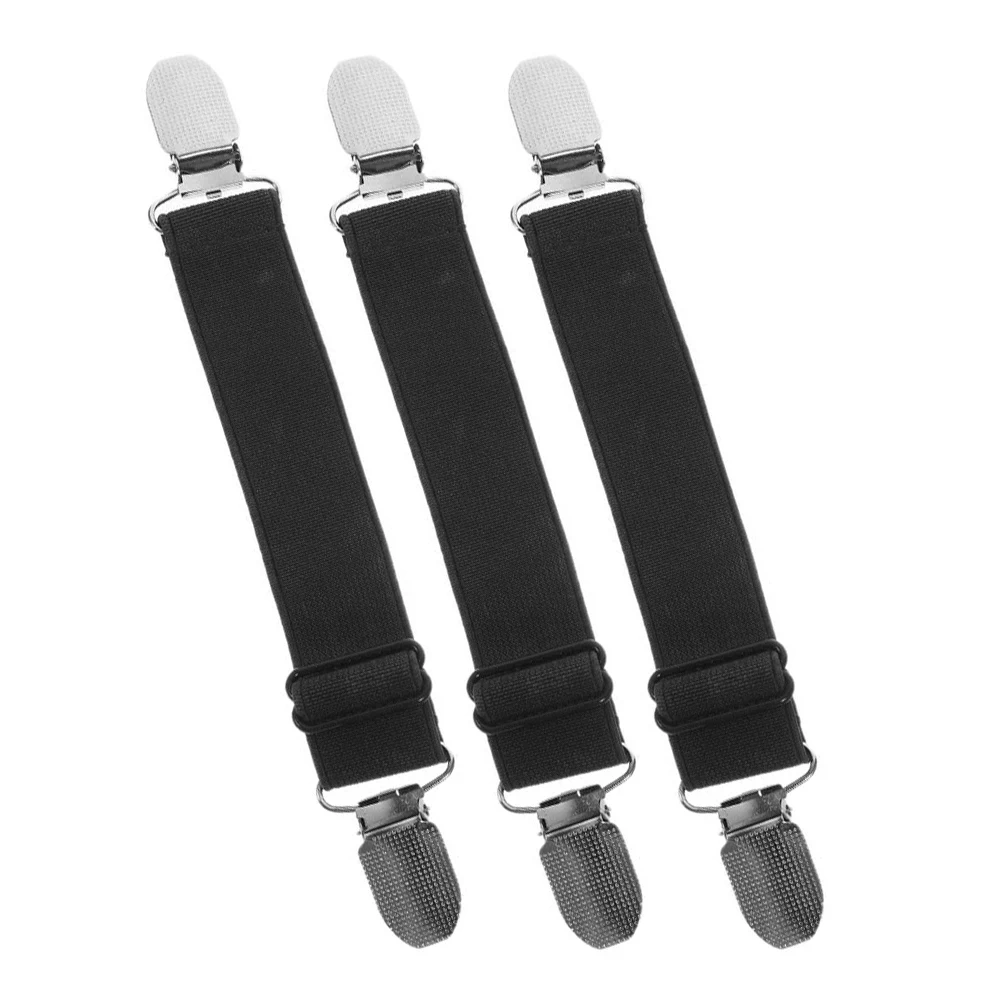 

3pcs Elastic Cuffs Mitten Clips Strap Adjustable Boot Straps Leg Holder Lightweight Durable Windproof Waterproof Elastic
