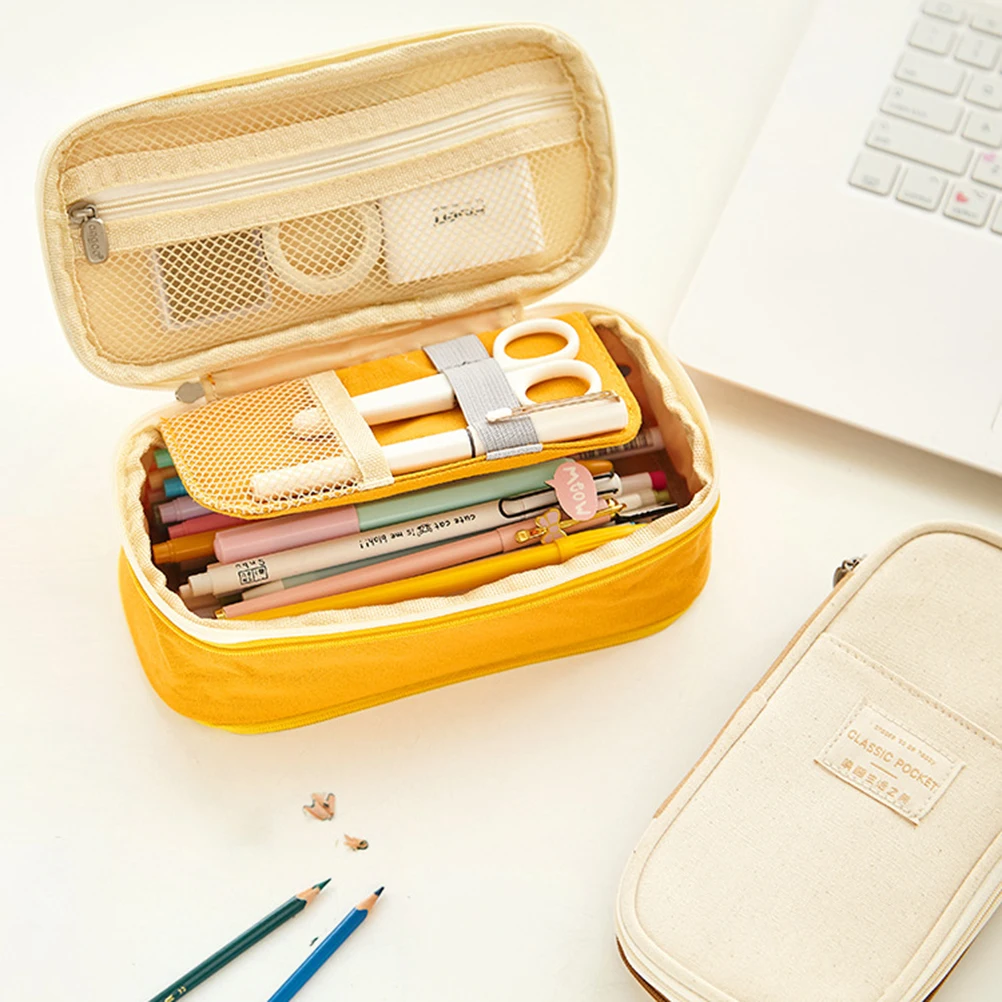 

Multifunction Large Capacity Bag Big Pencil Case Office Stationery Storage