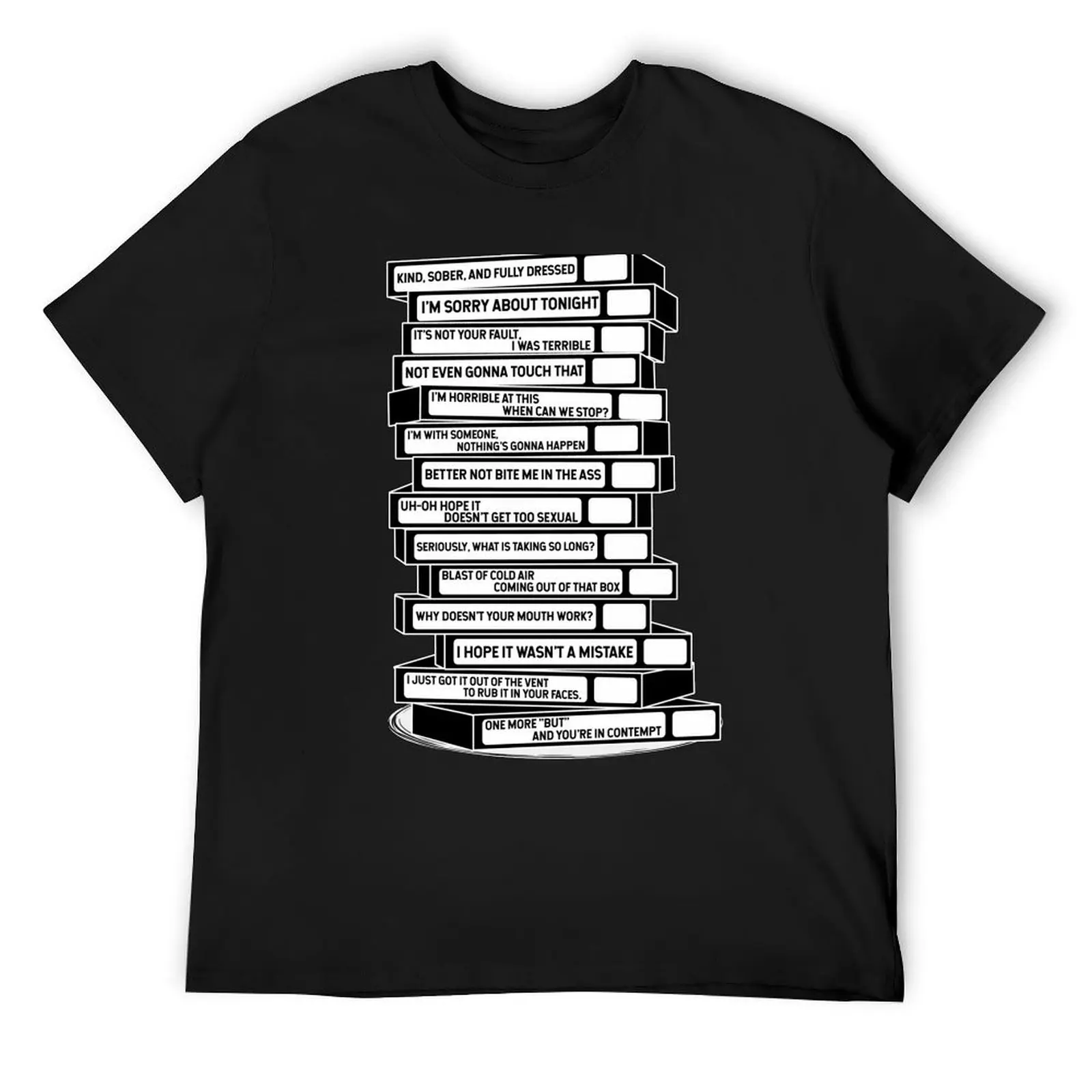 Brooklyn 99 Tapes T-Shirt oversized quick-drying t shirt for men