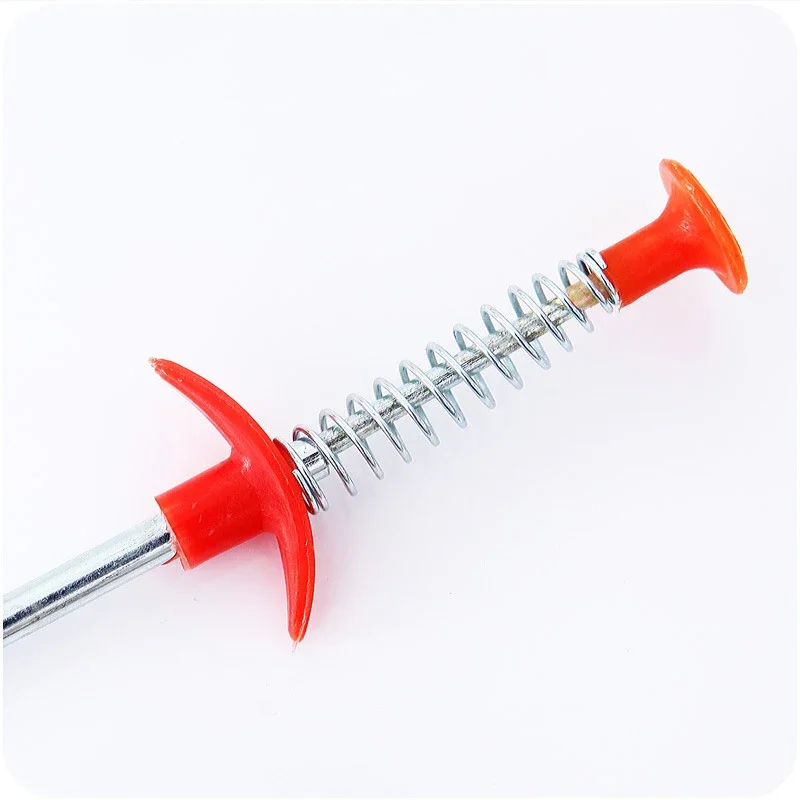 60/90cm Spring Tube Unclogging Grab Picker Snake Cable Auxiliary Grab Drain Auger Sink Toilet Tool sewer cleaning hook