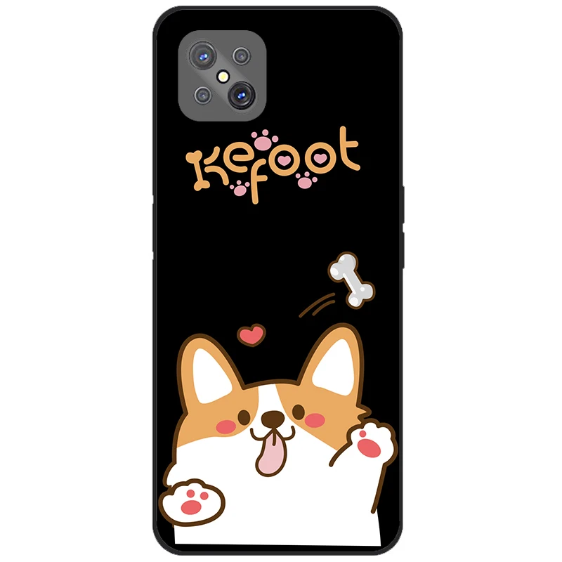 For OPPO Reno 4Z 5G Case Reno4Z Silicone TPU Bumper Soft Phone Cover For OPPO Reno 4 Z 5G Cases Cartoon fundas Reno4 Z 5G Coques