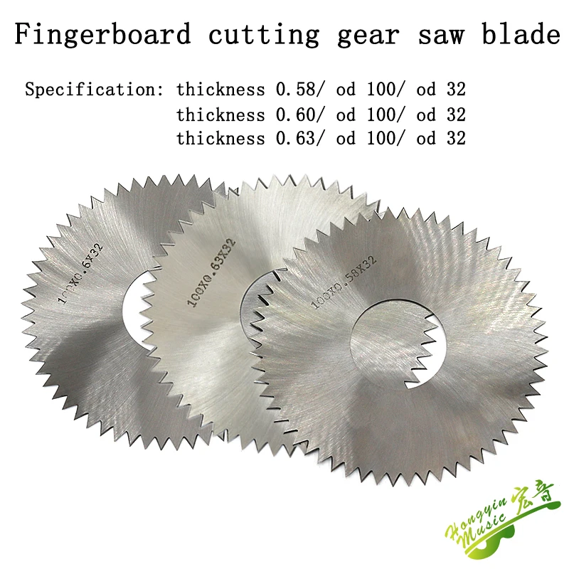 HUATOOL 1PCS Gear Saw Blade Fretboard Cutter, Versatile Machining Tool for Guitar Fretboard Making Fit for Strings of Any Length