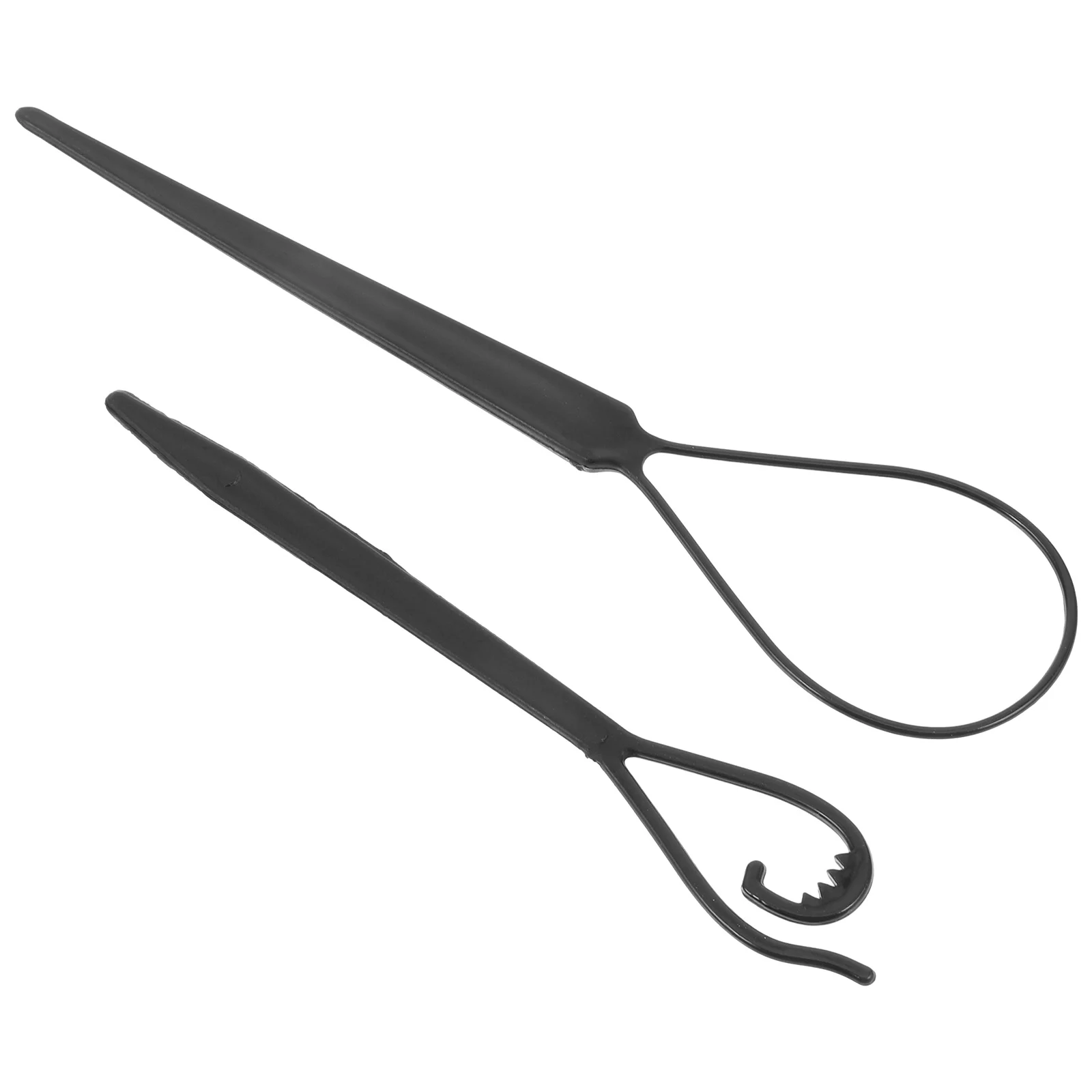 2-teiliges Haar-Styling-Werkzeug-Set, einfach zu verwendendes Flechtwerkzeug für Frauen, Acryl-Material, langlebiges Haar-Loop-Styling-Werkzeug