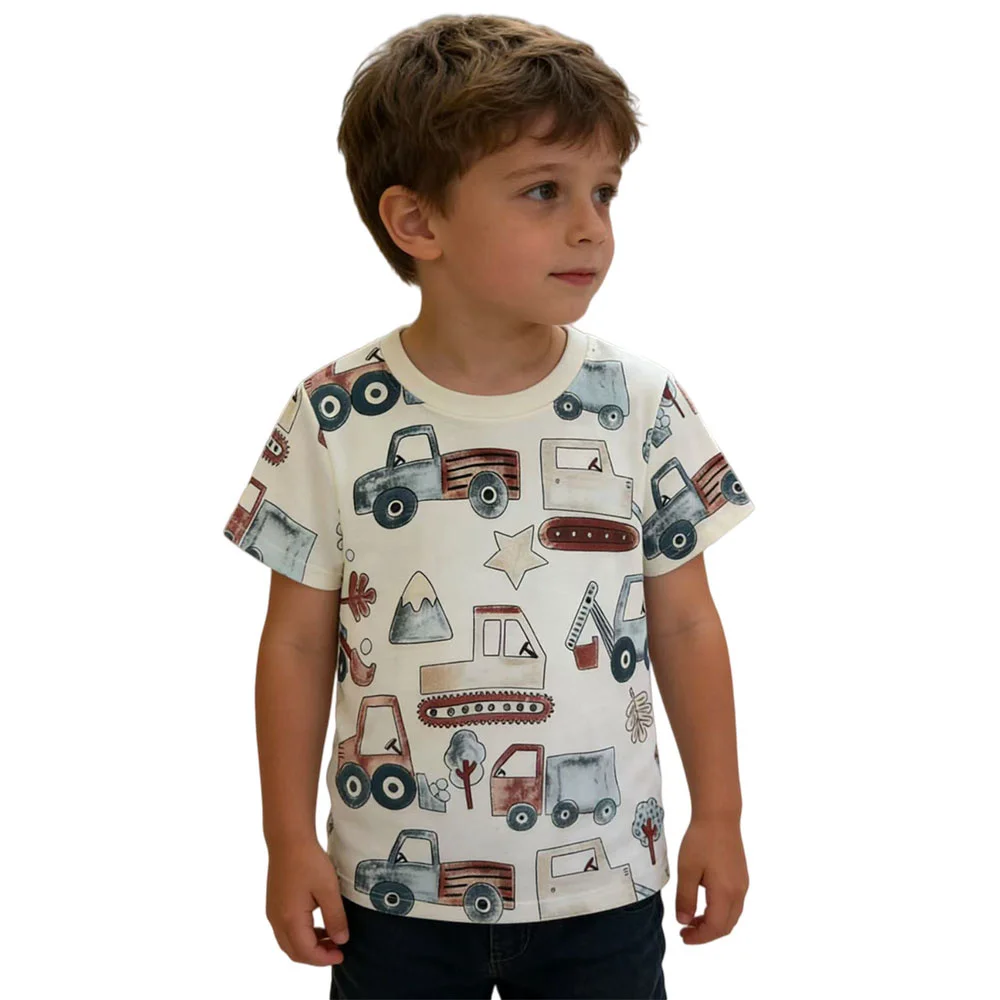 

Jumping Meters New Style Cars Printed Boys T-Shirts 3-7T Short Sleeve Summer Kids Tees Tops Cute Baby Clothing
