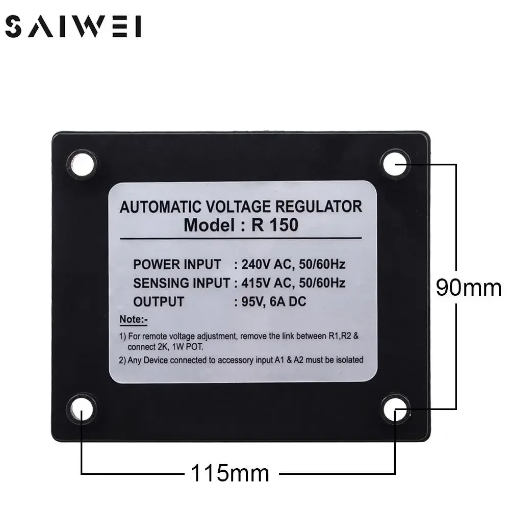 New R150 AVR Brushless Diesel Generator Automatic Voltage Regulator Stabilizer Control Module Leroy Smoer Genset Spare Parts