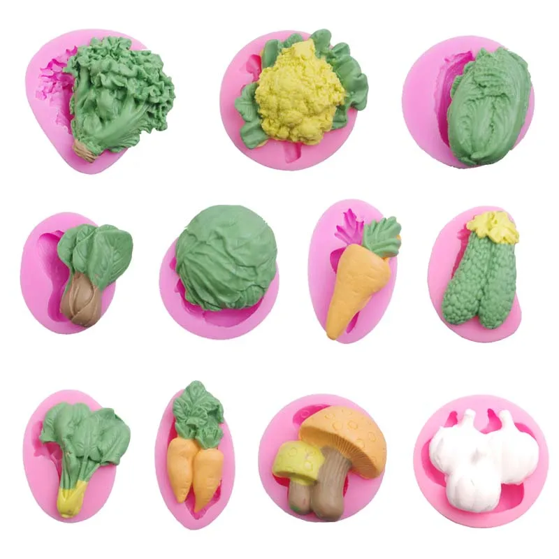 Vegetable series Cooking Tools Silicone Mold For Baking Fondant Sugar Of Cake Decorating Kitchen Accessories