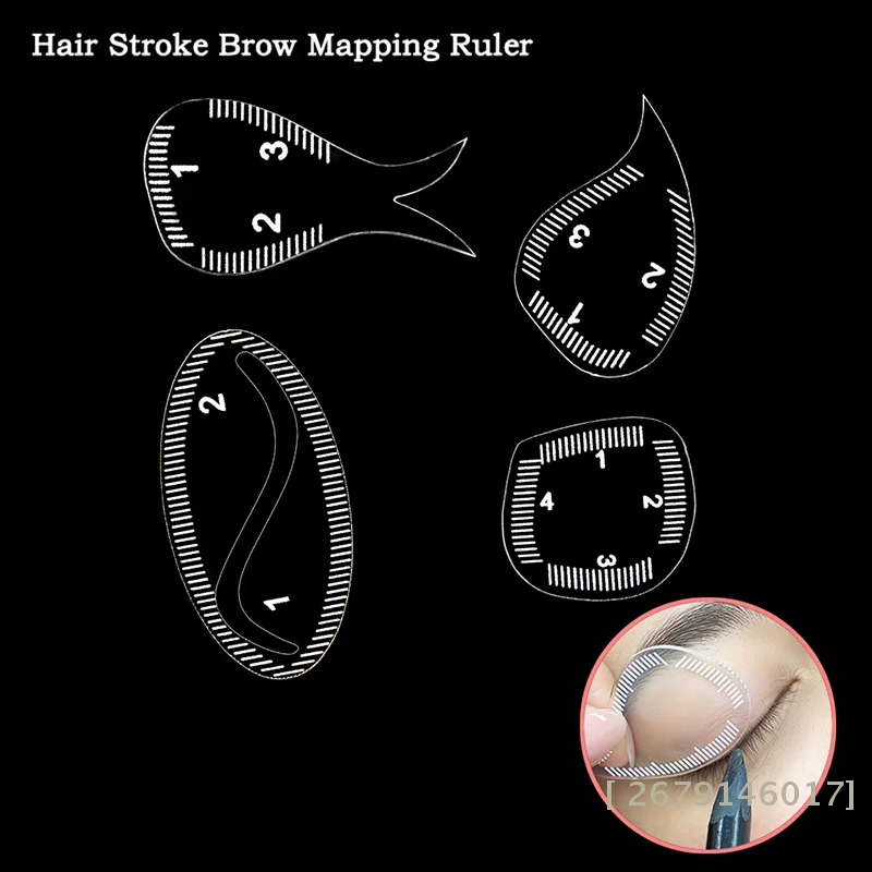 

Набор из 1/4 шт. {MX} трафаретов для бровей разной формы, прозрачная линейка для разметки, инструменты для микроблейдинга, для мгновенного рисования бровей и подводки глаз