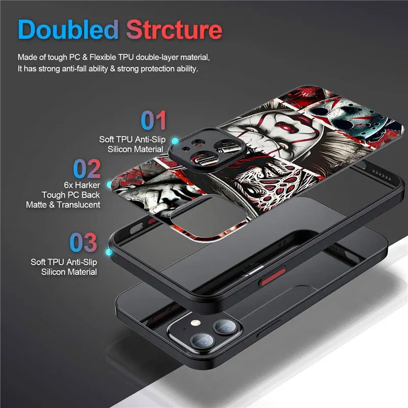Halloween Michaels Myers Phone Case For iPhone 14 15 16 17 Pro Cover For iPhone 17 Air 11 13 Pro Max 12 16e 16 Plus Soft Funda - Image 3