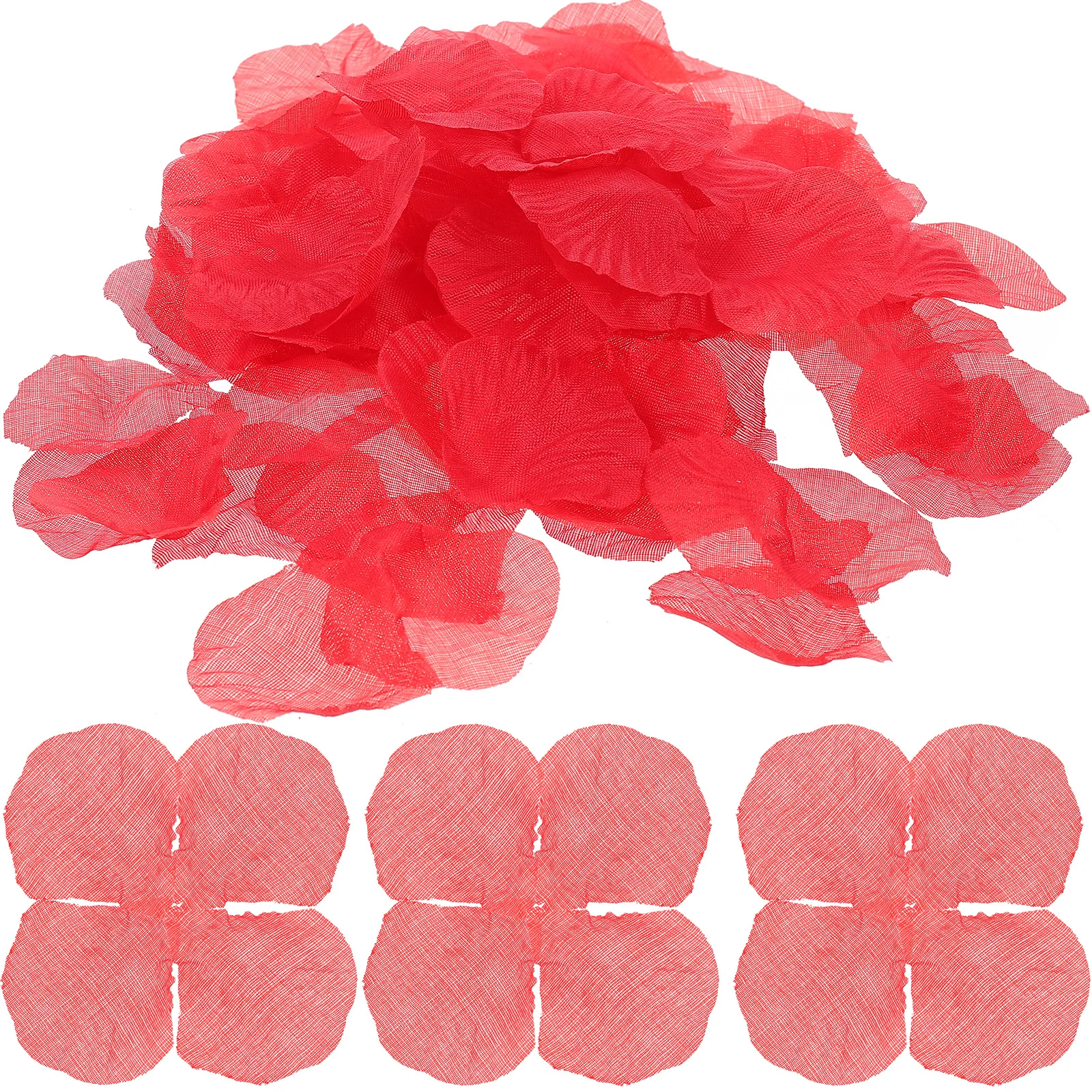 

1000pcs Silk Rose Petals Artificial Wedding Decor Romantic ValentineFlowers Bed Table Floor Aisle Basket Party