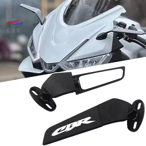 For Honda CBR600RR CBR1000RR CBR250RR CBR 600 954 1000 RR CBR 650R 500R Motorcycle CNC rearview mirror fixed wing